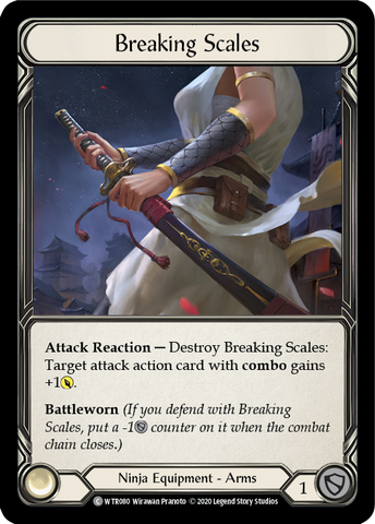 Flesh and Blood TCG | Breaking Scales [U-WTR080] (Welcome to Rathe Unlimited)  Unlimited Rainbow Foil | The Nerd Merchant