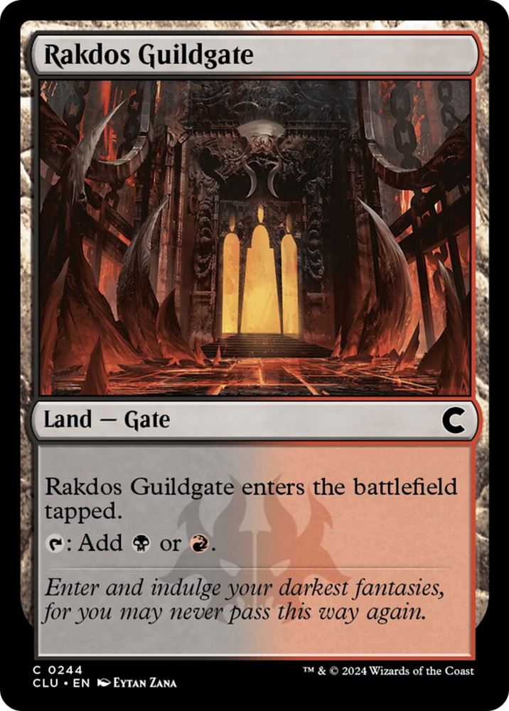 Magic | Rakdos Guildgate [Ravnica: Clue Edition] | The Nerd Merchant