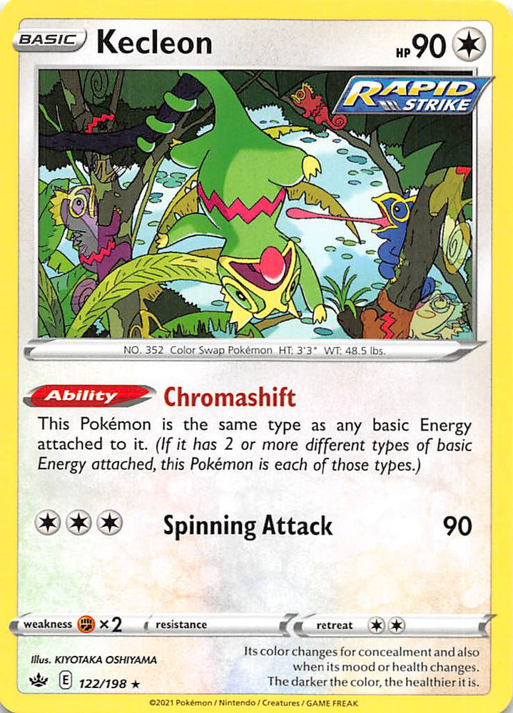 Pokemon | Kecleon (122/198) [Sword & Shield: Chilling Reign] | The Nerd Merchant