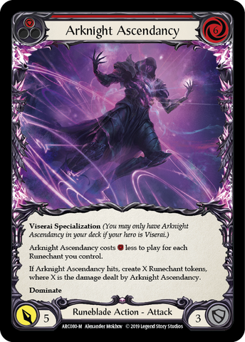Flesh and Blood TCG | Arknight Ascendancy [ARC080-M] (Arcane Rising)  1st Edition Normal | The Nerd Merchant