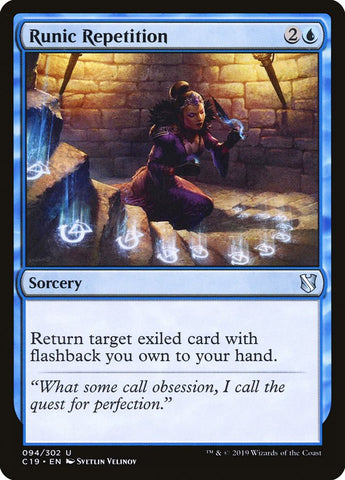 Magic | Runic Repetition [Commander 2019] | The Nerd Merchant