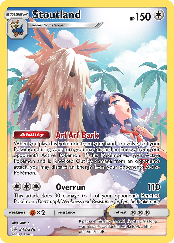 Pokemon| Stoutland (248/236) [Sun & Moon: Cosmic Eclipse] | The Nerd Merchant