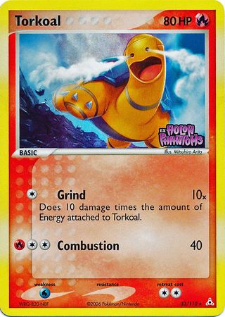 Pokemon | Torkoal (33/110) (Stamped) [EX: Holon Phantoms] | The Nerd Merchant