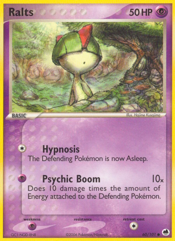 Pokemon | Ralts (60/101) [EX: Dragon Frontiers] | The Nerd Merchant