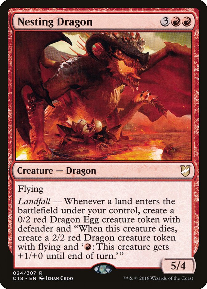 Magic | Nesting Dragon [Commander 2018] | The Nerd Merchant