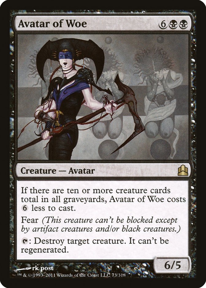Magic | Avatar of Woe [Commander 2011] | The Nerd Merchant
