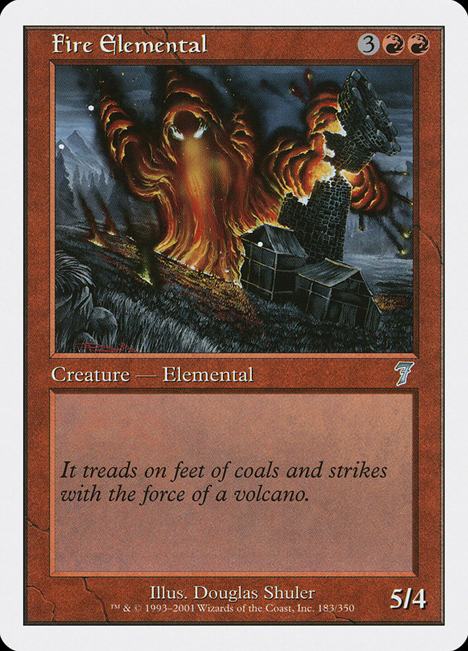Magic | Fire Elemental [Seventh Edition] | The Nerd Merchant