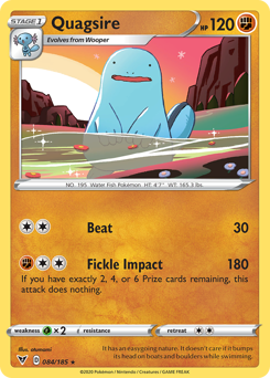 Pokemon | Quagsire (084/185) [Sword & Shield: Vivid Voltage] | The Nerd Merchant