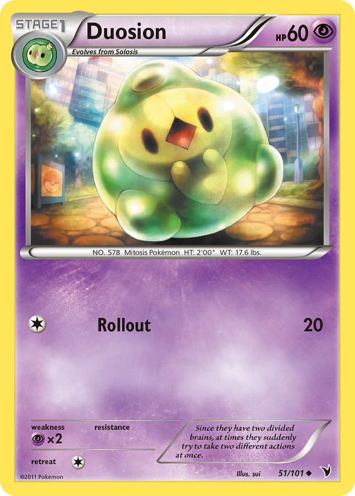 Pokemon | Duosion (51/101) [Black & White: Noble Victories] | The Nerd Merchant