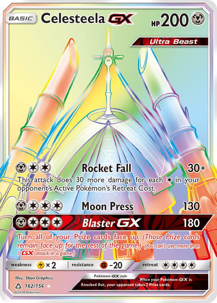 Pokemon | Celesteela GX (162/156) [Sun & Moon: Ultra Prism] | The Nerd Merchant