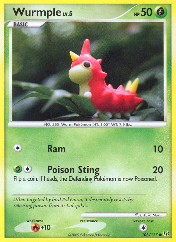 Pokemon | Wurmple (103/127) [Platinum: Base Set] | The Nerd Merchant