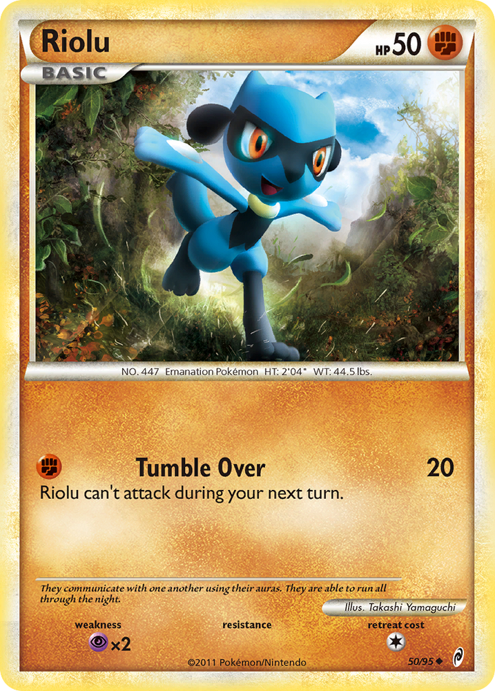 Pokemon | Riolu (50/95) [HeartGold & SoulSilver: Call of Legends] | The Nerd Merchant