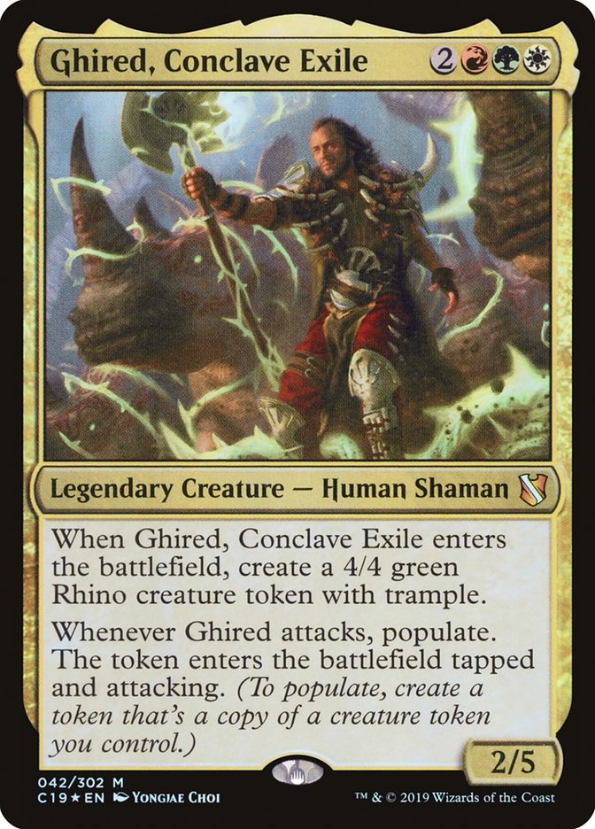 Magic | Ghired, Conclave Exile [Commander 2019] | The Nerd Merchant
