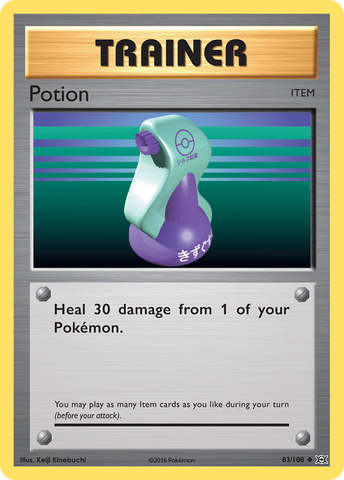 Pokemon | Potion (83/108) [XY: Evolutions] | The Nerd Merchant