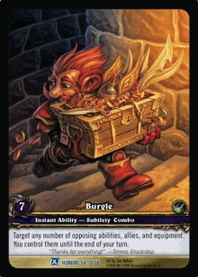 World of Warcraft TCG | Burgle (Extended Art) - Fields of Honor 54/208 | The Nerd Merchant