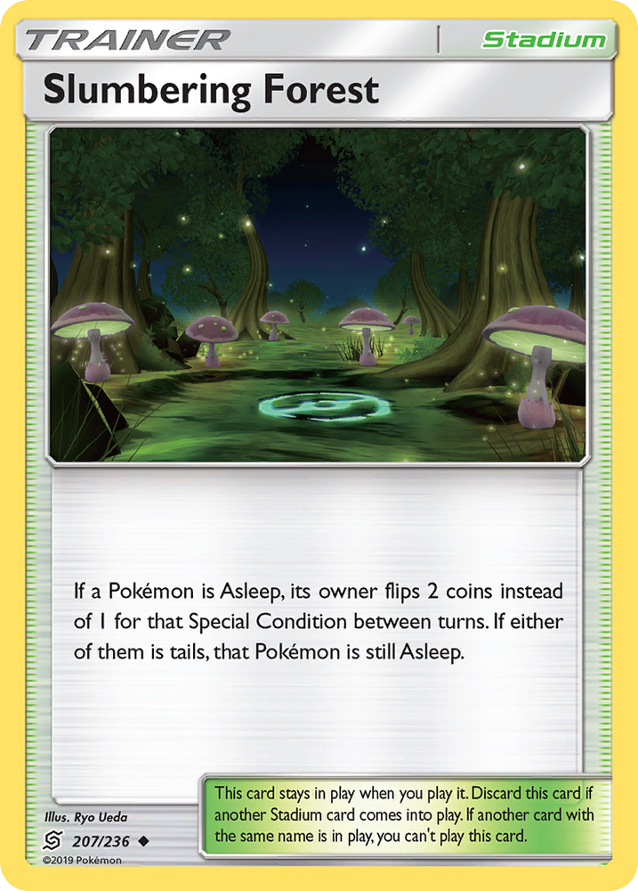 Pokemon | Slumbering Forest (207/236) [Sun & Moon: Unified Minds] | The Nerd Merchant