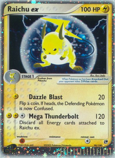 Pokemon | Raichu ex (98/100) [EX: Sandstorm] | The Nerd Merchant
