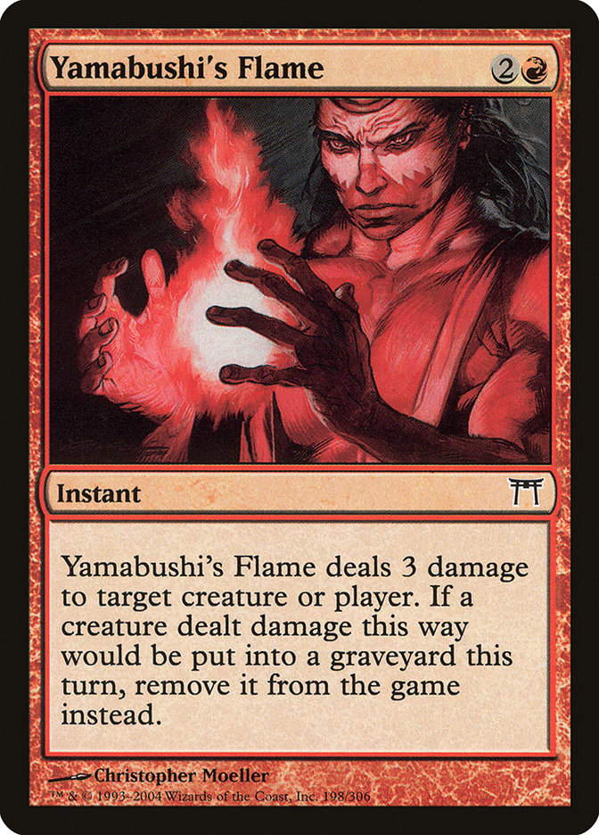 Magic | Yamabushi's Flame [Champions of Kamigawa] | The Nerd Merchant