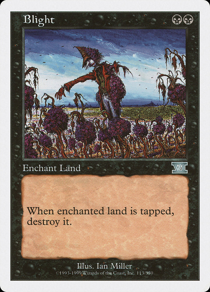 Magic | Blight [Classic Sixth Edition] | The Nerd Merchant