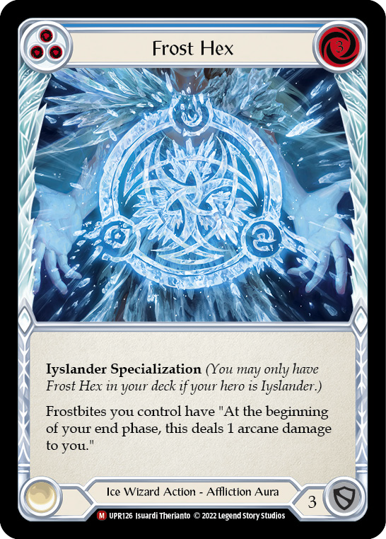 Flesh and Blood TCG | Frost Hex [UPR126] (Uprising)  Cold Foil | The Nerd Merchant