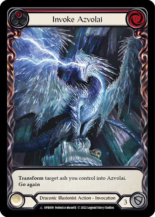 Flesh and Blood TCG | Invoke Azvolai // Azvolai (Marvel) [UPR009] (Uprising)  Cold Foil | The Nerd Merchant