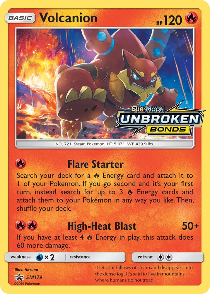 Pokemon | Volcanion (SM179) [Sun & Moon: Black Star Promos] | The Nerd Merchant