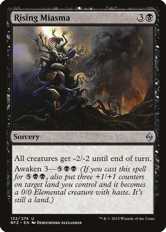 Magic | Rising Miasma [Battle for Zendikar] | The Nerd Merchant