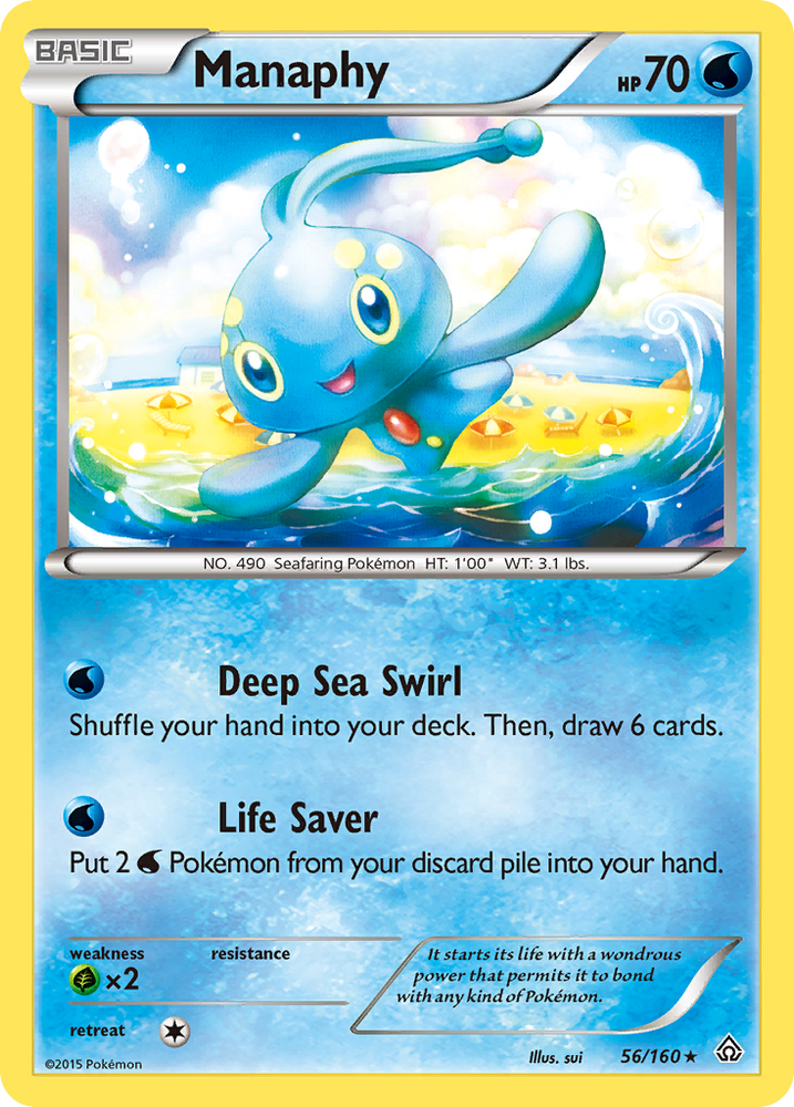 Pokemon | Manaphy (56/160) [XY: Primal Clash] | The Nerd Merchant