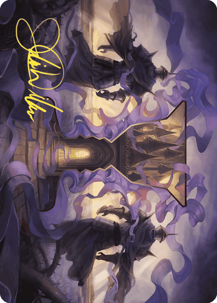 Magic | Court of Locthwain Art Card (Gold-Stamped Signature) [Wilds of Eldraine Art Series] | The Nerd Merchant