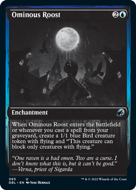 Magic | Ominous Roost [Innistrad: Double Feature] | The Nerd Merchant