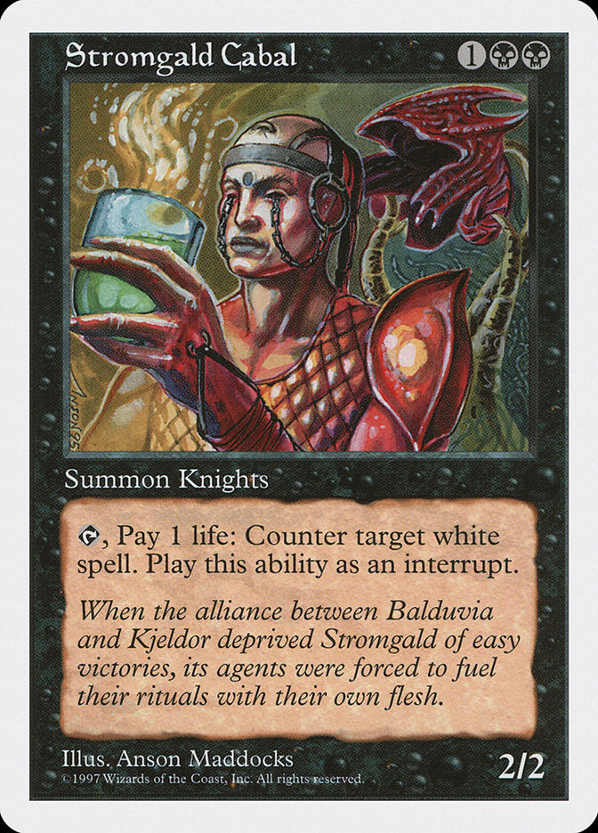 Magic | Stromgald Cabal [Fifth Edition] | The Nerd Merchant