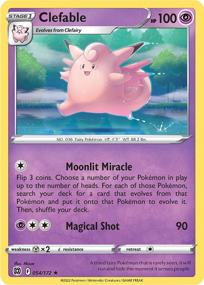 Pokemon | Clefable (054/172) [Sword & Shield: Brilliant Stars] | The Nerd Merchant