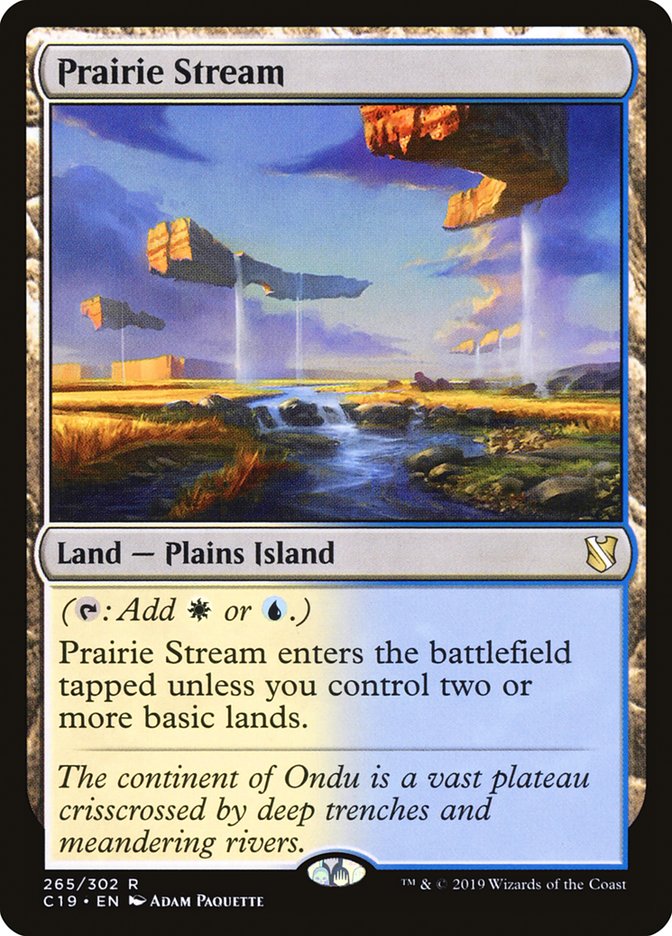 Magic | Prairie Stream [Commander 2019] | The Nerd Merchant