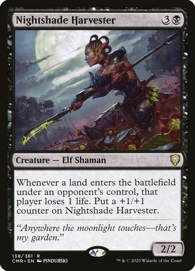 Magic | Nightshade Harvester [Commander Legends] | The Nerd Merchant