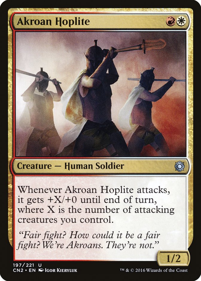 Magic | Akroan Hoplite [Conspiracy: Take the Crown] | The Nerd Merchant