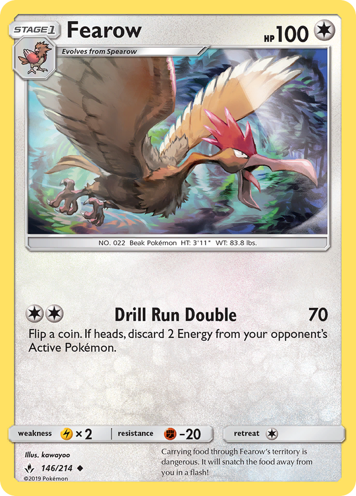 Pokemon | Fearow (146/214) [Sun & Moon: Unbroken Bonds] | The Nerd Merchant