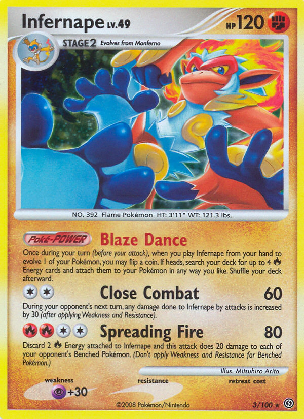 Pokemon | Infernape (3/100) [Diamond & Pearl: Stormfront] | The Nerd Merchant