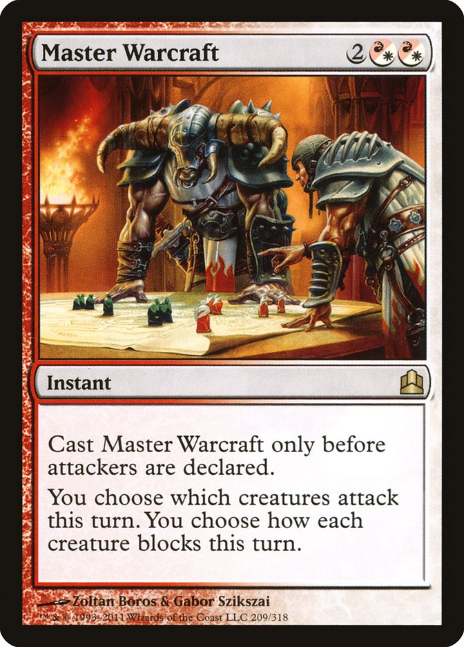 Magic | Master Warcraft [Commander 2011] | The Nerd Merchant