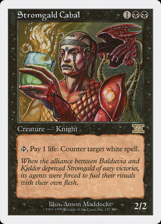 Magic | Stromgald Cabal [Classic Sixth Edition] | The Nerd Merchant