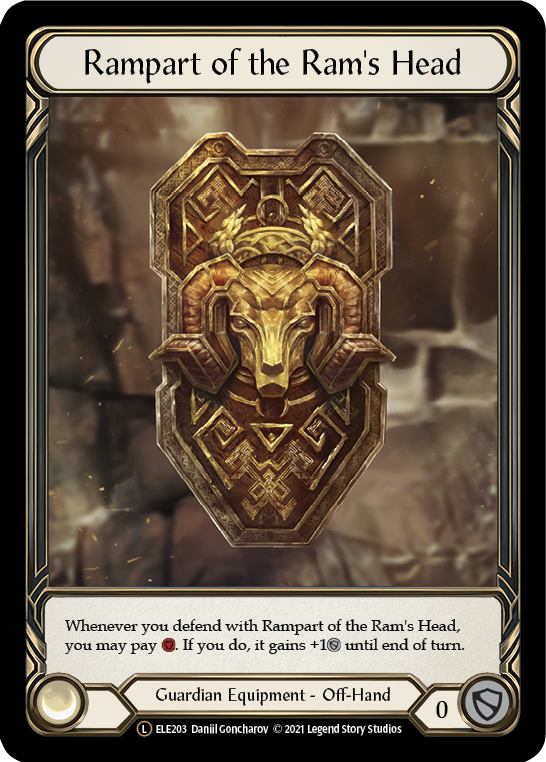 Flesh and Blood TCG | Rampart of the Ram's Head [U-ELE203] (Tales of Aria Unlimited)  Unlimited Rainbow Foil | The Nerd Merchant