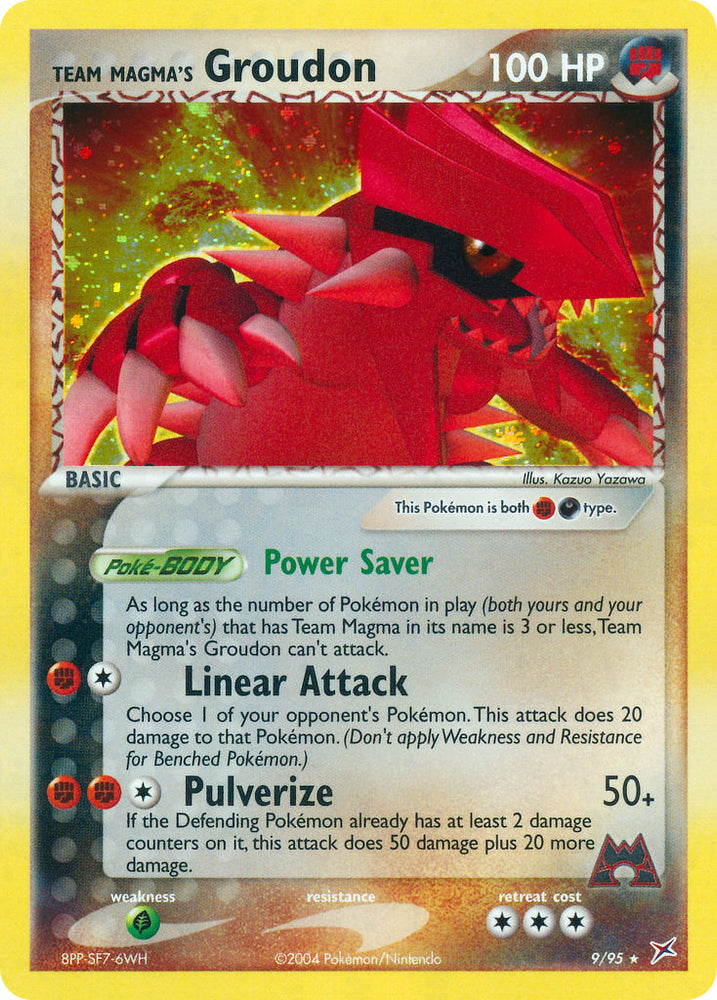 Pokemon | Team Magma's Groudon (9/95) (Theme Deck Exclusive) [EX: Team Magma vs Team Aqua] | The Nerd Merchant