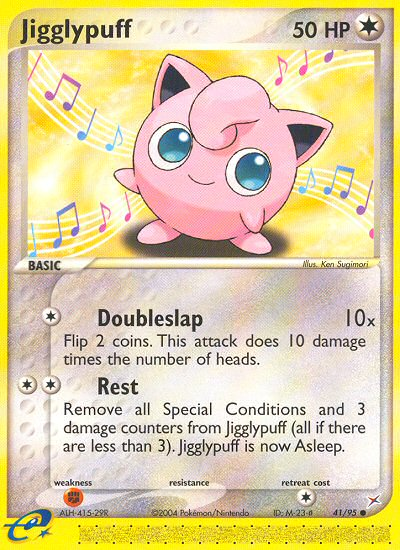 Pokemon | Jigglypuff (41/95) [EX: Team Magma vs Team Aqua] | The Nerd Merchant