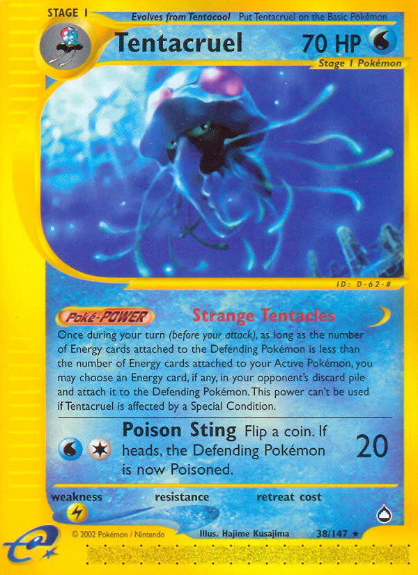 Pokemon | Tentacruel (38/147) [Aquapolis] | The Nerd Merchant