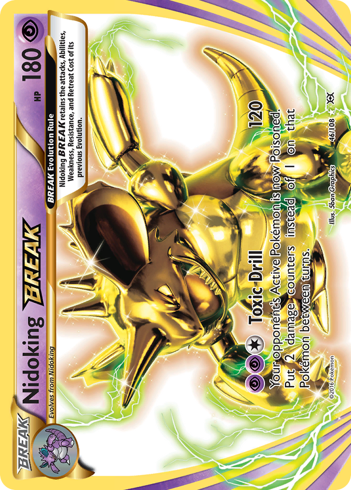 Pokemon | Nidoking BREAK (46/108) [XY: Evolutions] | The Nerd Merchant