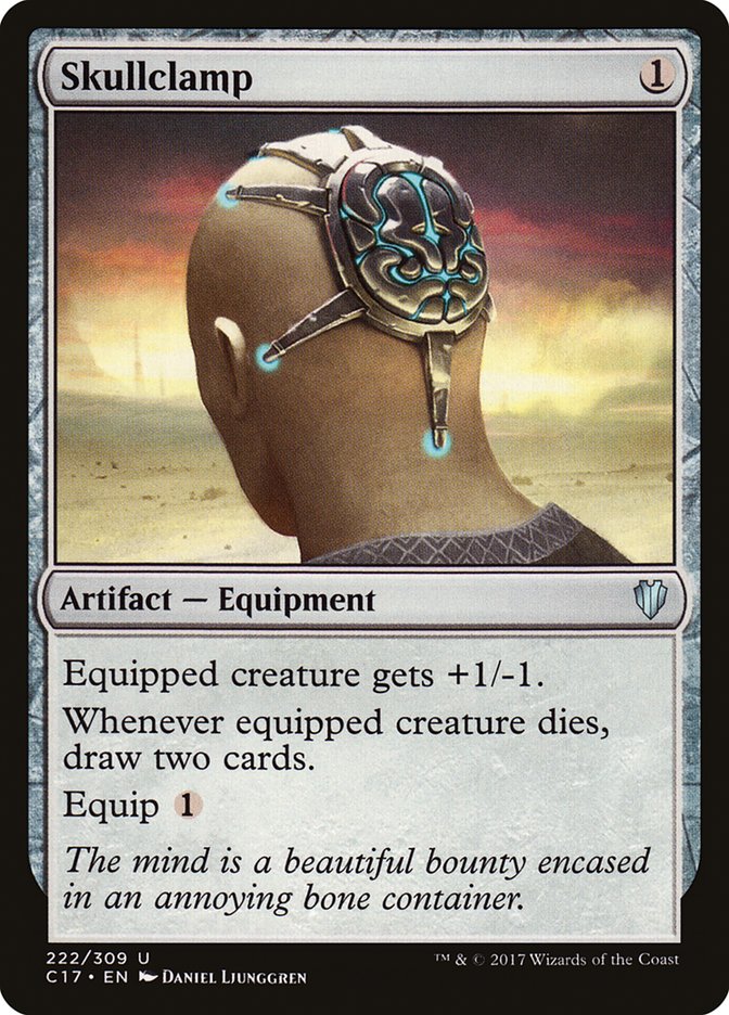 Magic | Skullclamp [Commander 2017] | The Nerd Merchant
