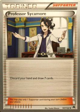 Pokemon | Professor Sycamore (107/122) (Garbanette - Magnus Pedersen) [World Championships 2018] | The Nerd Merchant