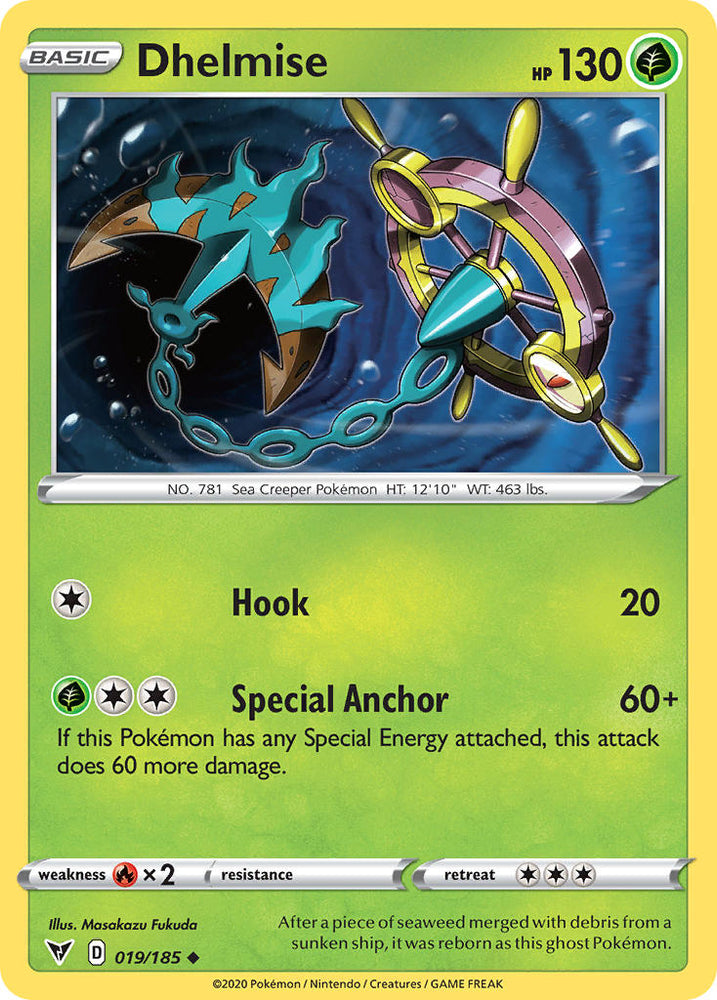 Pokemon | Dhelmise (019/185) [Sword & Shield: Vivid Voltage] | The Nerd Merchant