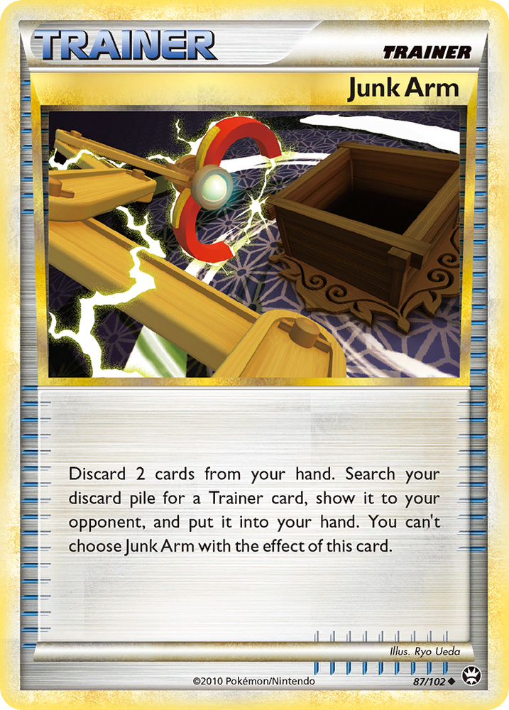 Pokemon | Junk Arm (87/102) [HeartGold & SoulSilver: Triumphant] | The Nerd Merchant