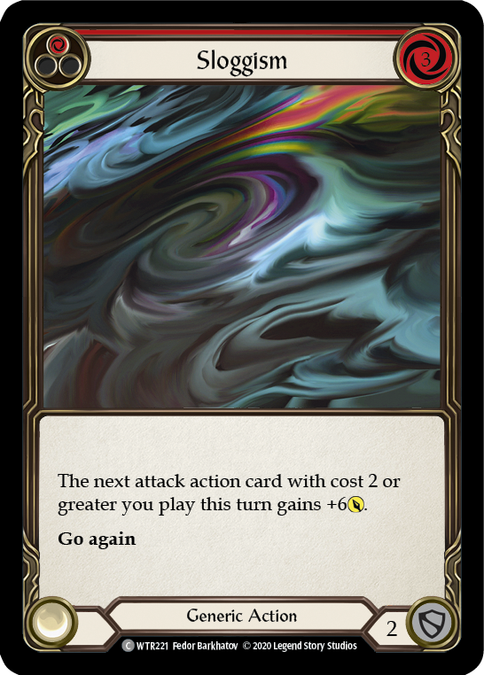 Flesh and Blood TCG | Sloggism (Red) [U-WTR221] (Welcome to Rathe Unlimited)  Unlimited Rainbow Foil | The Nerd Merchant