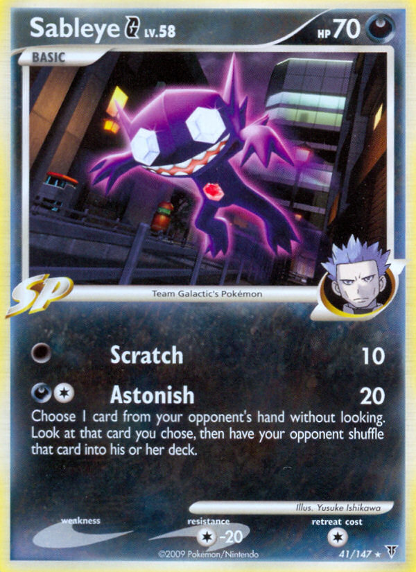 Pokemon | Sableye G (41/147) [Platinum: Supreme Victors] | The Nerd Merchant